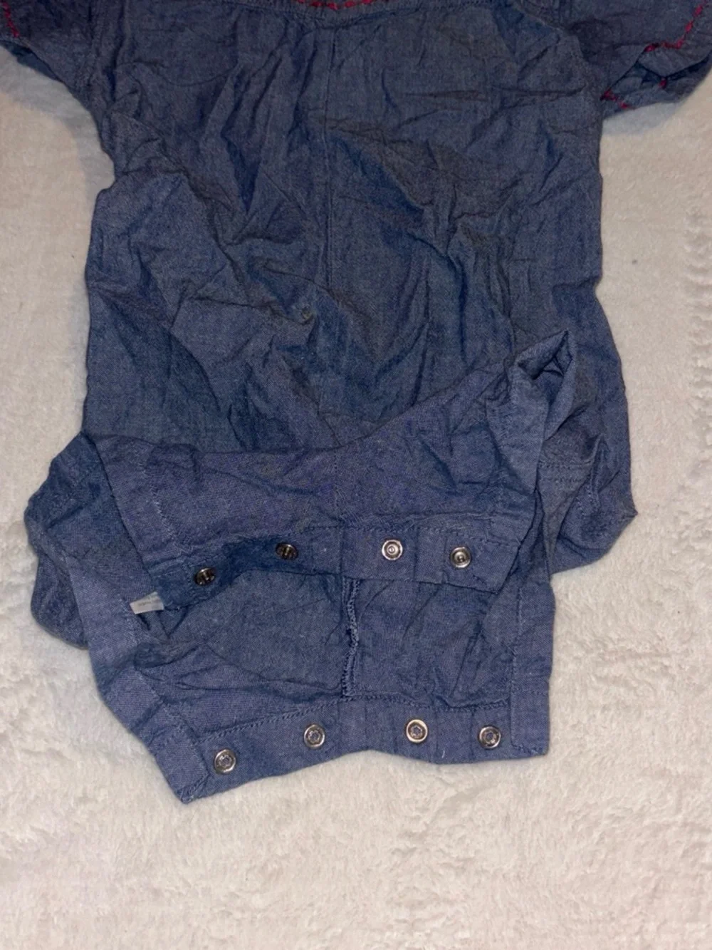 Old navy blue Chambray Shortall for Kids
